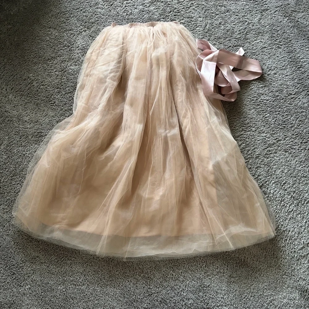 Tulle A-Line Skirt - Picture 1 of 7